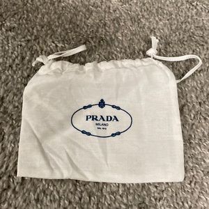 Prada Cloth Dust Bag Coverbag Small 5x4”